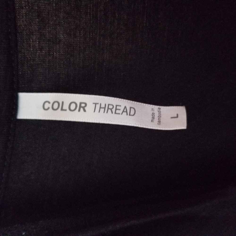 Color Thread Corset-Back, Open-Front Cardigan - Picture 2 of 3